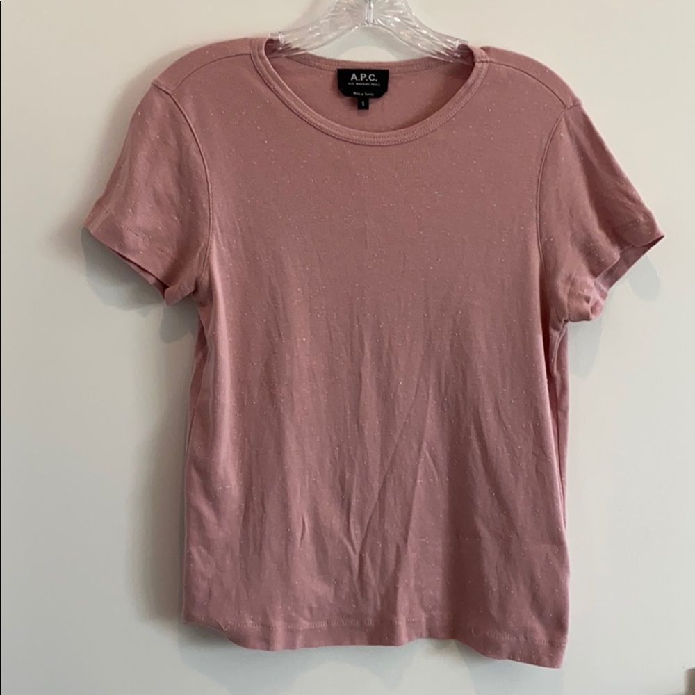 APC blush pink tshirt